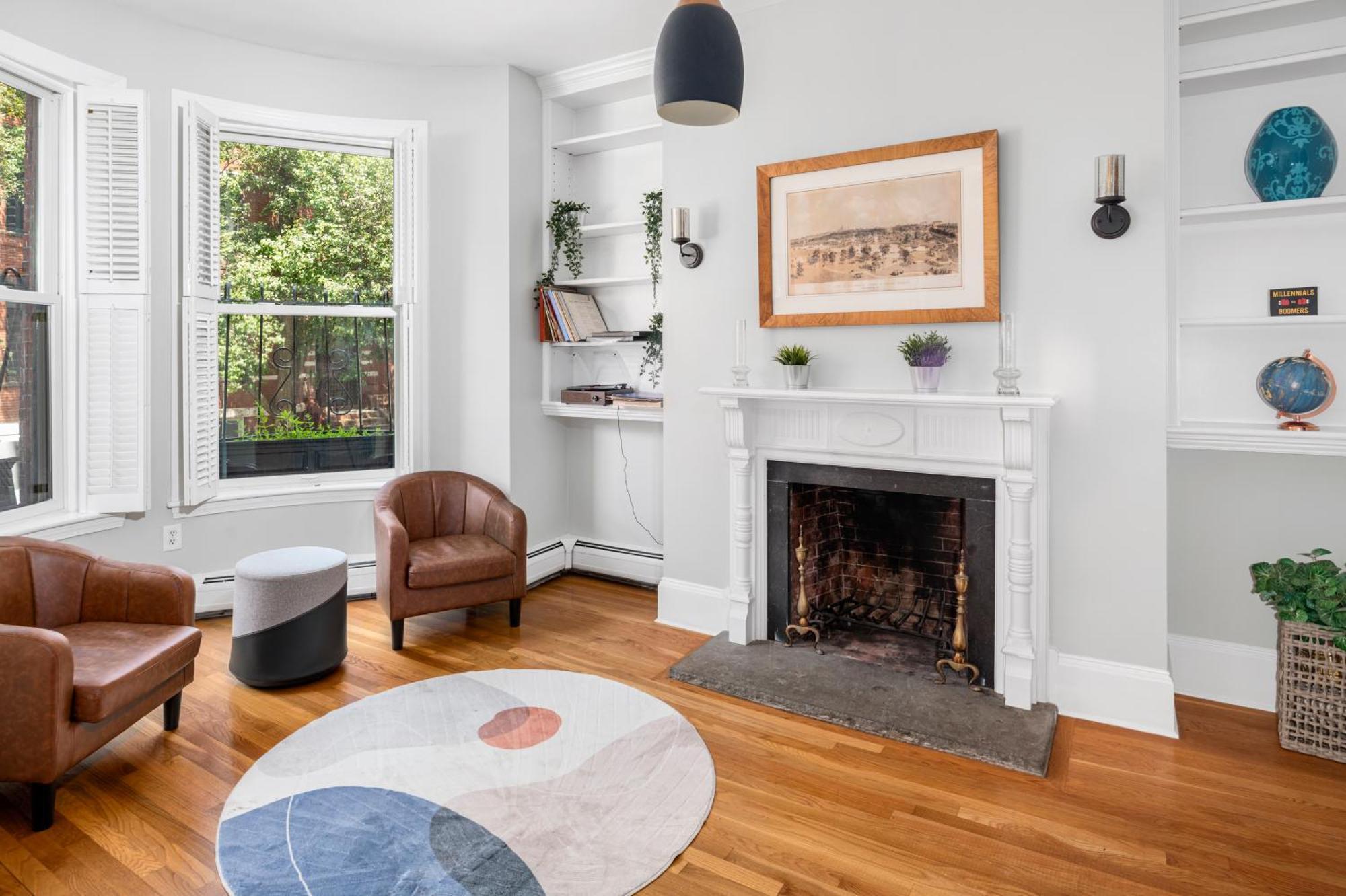 Апартаменты Brownstone Townhouse In Fenway Бостон Экстерьер фото